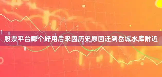 股票平台哪个好用后来因历史原因迁到岳城水库附近